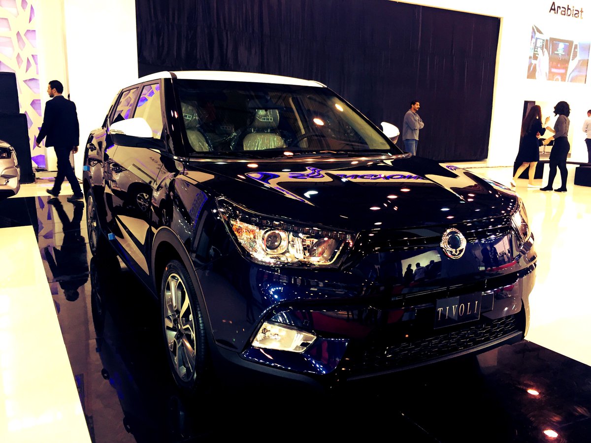 Mobilafo's tweet photo. : تقدم شركة SsangYong Egypt السيارة "Tivoli" للسوق المصري. #أوتوماك_فورميلا #automechformula #motorshow https://t.co/XFLIUmMThd"