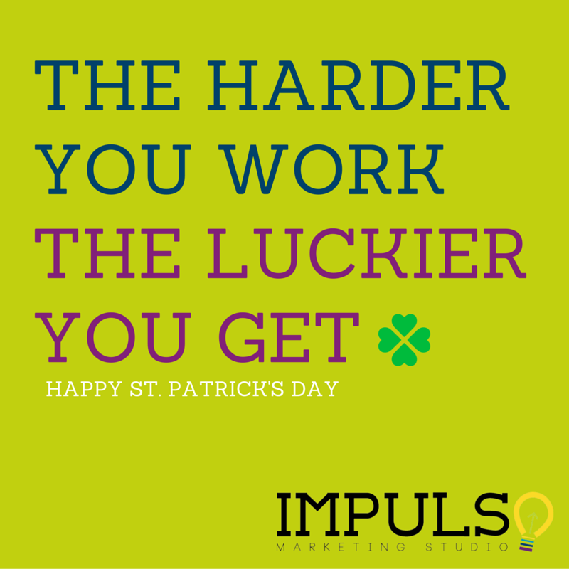 ImpulsoMS's tweet photo. Happy St. Patrick's Day! #impulsoms #happystpatricksday #quoteoftheday #marketing #entrepreneurs https://t.co/BIi6fUolem