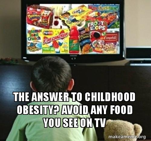 CaliforniaHeal1's tweet photo. #Thursday #childhoodobesity #commercial #advertising #obesity #healthyliving #kids #unitedstates #america https://t.co/ZtJzpMdDlU