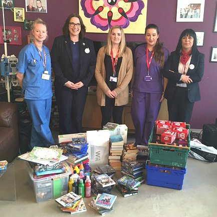 Amazing to have Tesco <a href="/Pengam2233/">Tesco Pengam Green</a> holding a bucket collection for us and delivering goodies to our #Cardiff unit! 😊