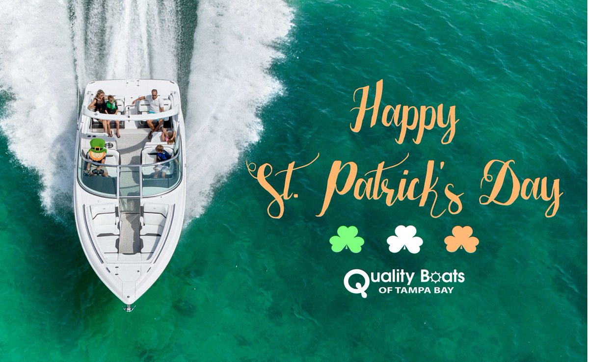 Play it safe on the water, always choose a designated Leprechaun! Can you spot him? 

#StPatricksDay #qualityboats