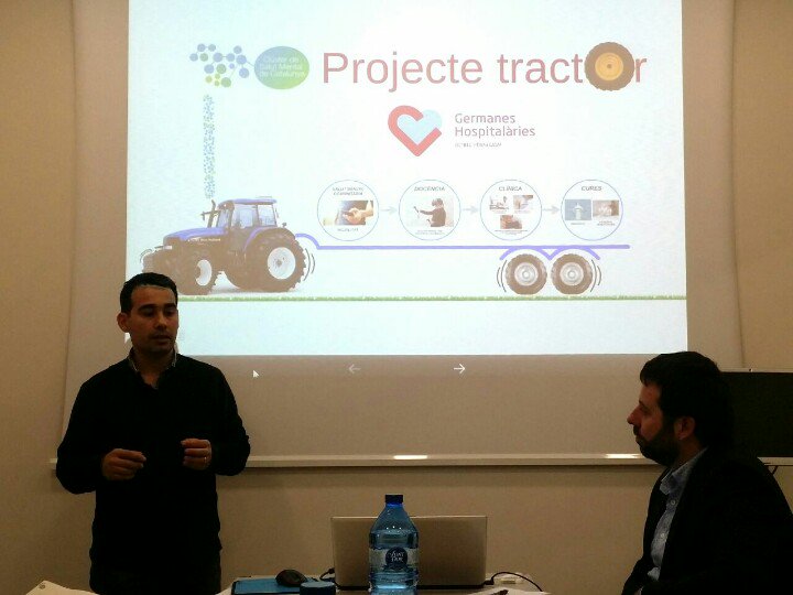 WeMindCluster's tweet photo. Hospital Benito Meni ofereix vessants aplicació tecnologia pacient salut mental #projectetractor #salutmental https://t.co/rTSR9PIPh3