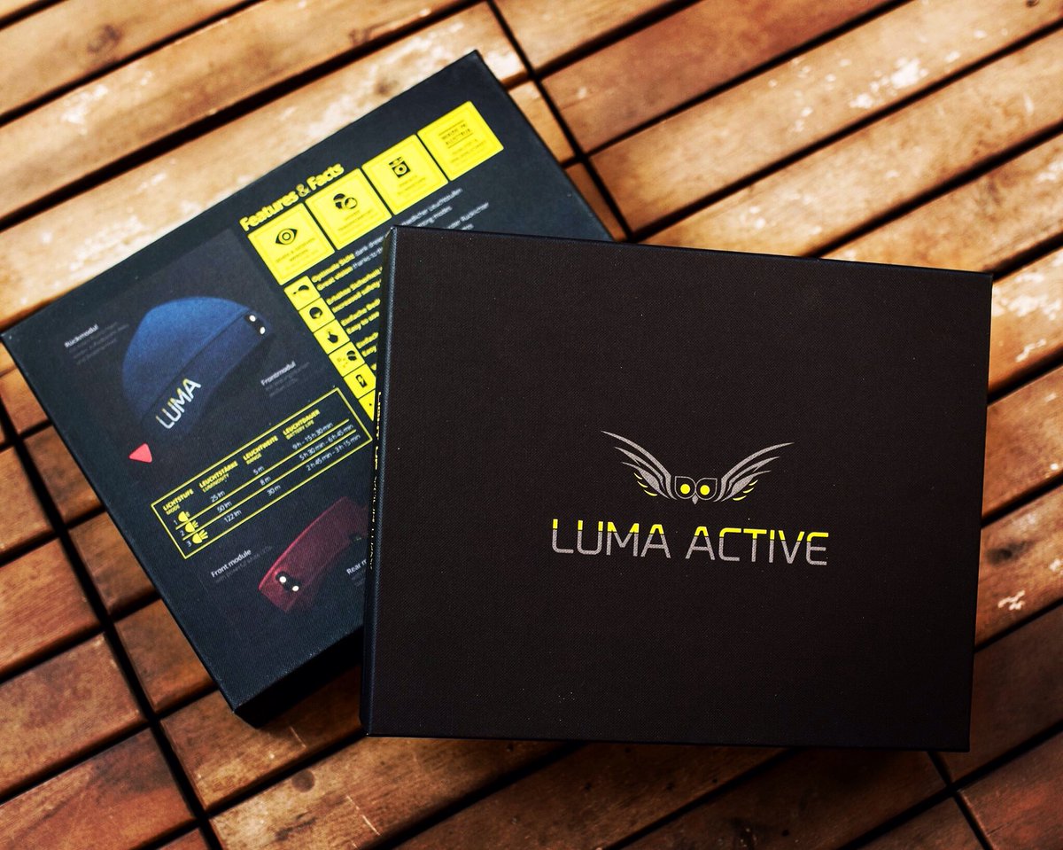 LUMAenlite's tweet photo. #packaging LUMA ACTIVE ✅ #lightupyourway #lumaactive #luma #sport #running #trailrunning #headwear #innovation https://t.co/qc4Yhr8KOH