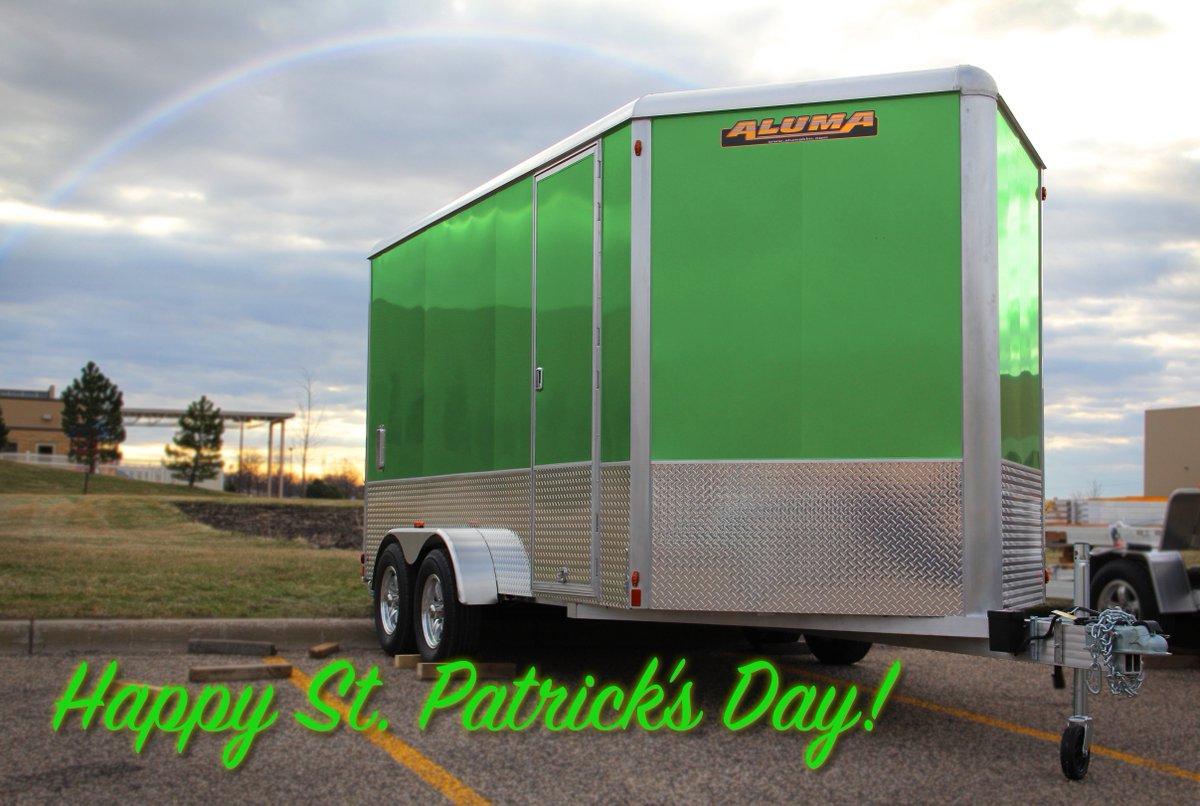ALUMA_TRAILERS's tweet photo. Whadda ya think?
#HappyStPatricksDay #StPatricksDay #alumatrailers https://t.co/xM4Gqt19g7