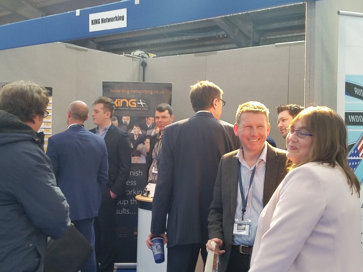 MarkNicholson16's tweet photo. #KINGNetworking in action at Cornwall #Business Show. https://t.co/t0XcDdr8Is