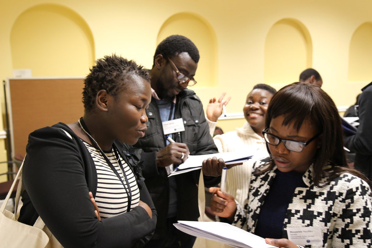 CinderellaAnena's tweet image. Solving a crossword puzzle at the #ConnectCommunicate event on academic engagement organized by  @commschols