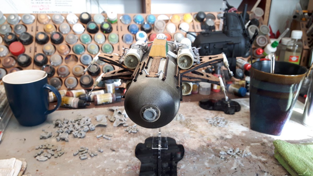 #steam-wing #steampunk #wip #scratchbuilt #kitbash wolsung terrain