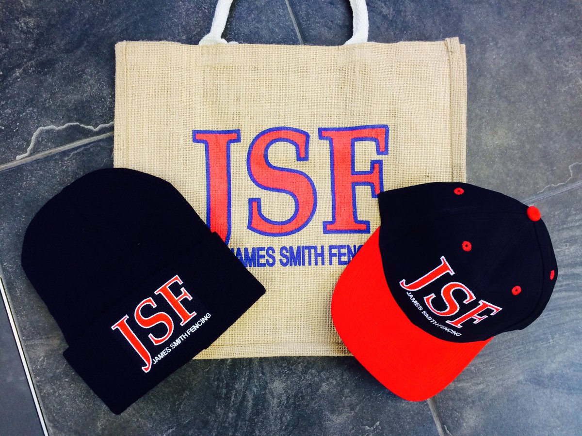 jsmithfencing's tweet image. Wanting some free merchandise? Make any purchase at JSF and go home with all of this!! #branding #logo #fencing