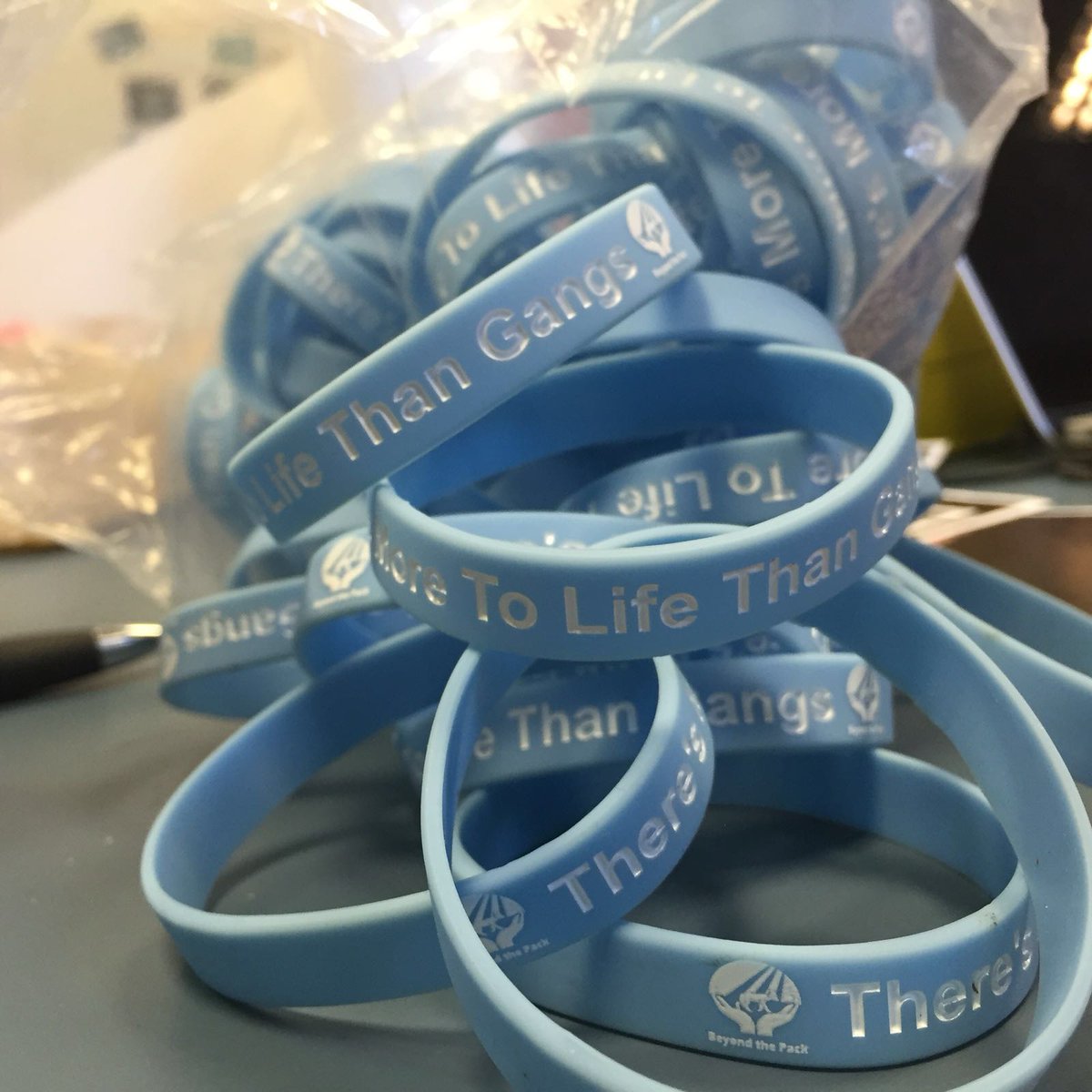 Beyond_The_Pack's tweet photo. @GoWristbands thank you for your kind donation! #nogangs https://t.co/beB5pTogIY