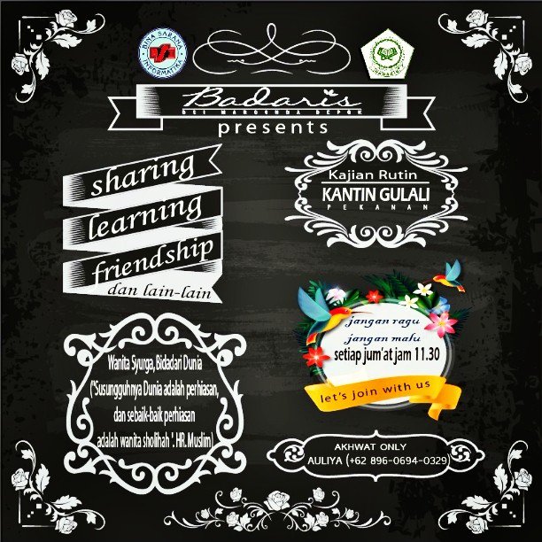 Kajian Rutin Seminggu Sekali 18 Maret 2016 @/Mushalla Ash-Shaff BSI Depok "Be Amazing Muslimah" Cc <a href="/KuliahBSIAja/">Universitas Bina Sarana Informatika</a>