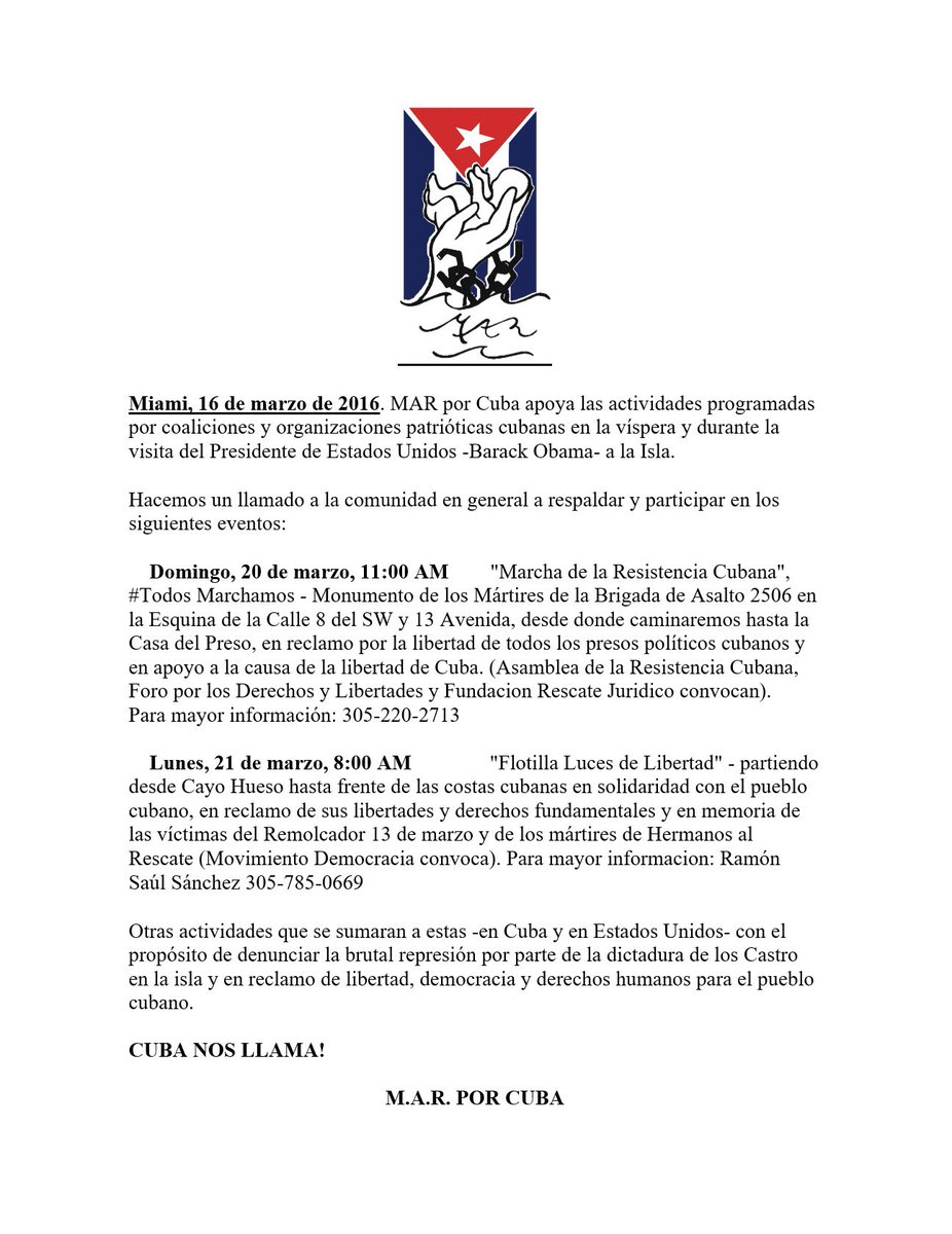#Cuba @todosmarchamos #casadelpreso #labrigada