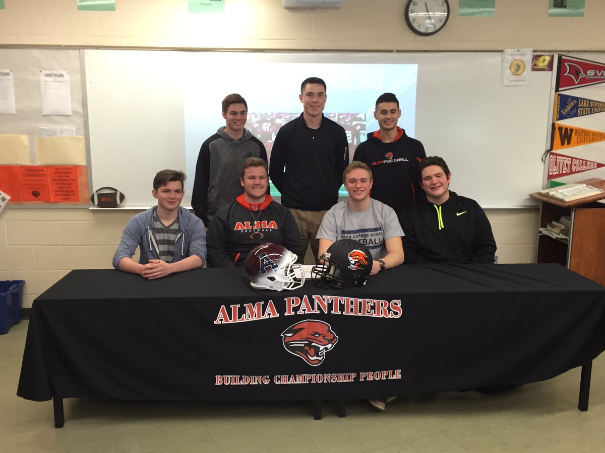 Panther_Country's tweet photo. Very excited for Matt Leppien as he has committed to continuing his football and academic career at Alma College! https://t.co/G1oWa5Bn95