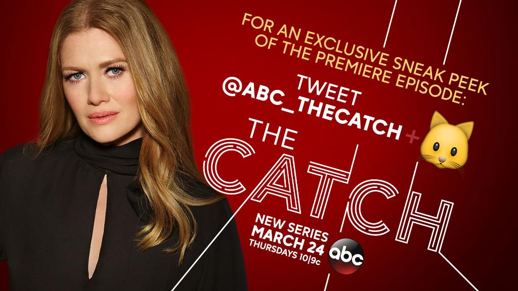 ABC_TheCatch's tweet photo. Use @ABC_TheCatch AND 🐱 to receive a special video message from @iammireilleenos &amp; exclusive sneak peek of #TheCatch https://t.co/6Bv803nnjn