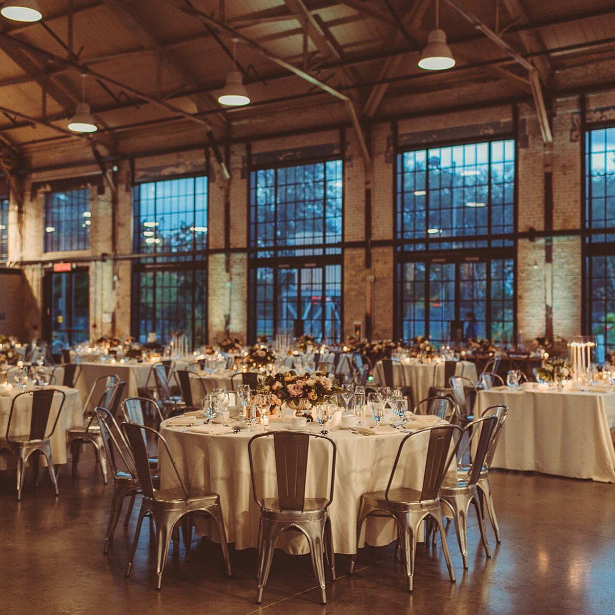 This is the new hot spot wedding venue in Ottawa and we must say, our Ivory Lamour linen looks killer in it! #ottawa