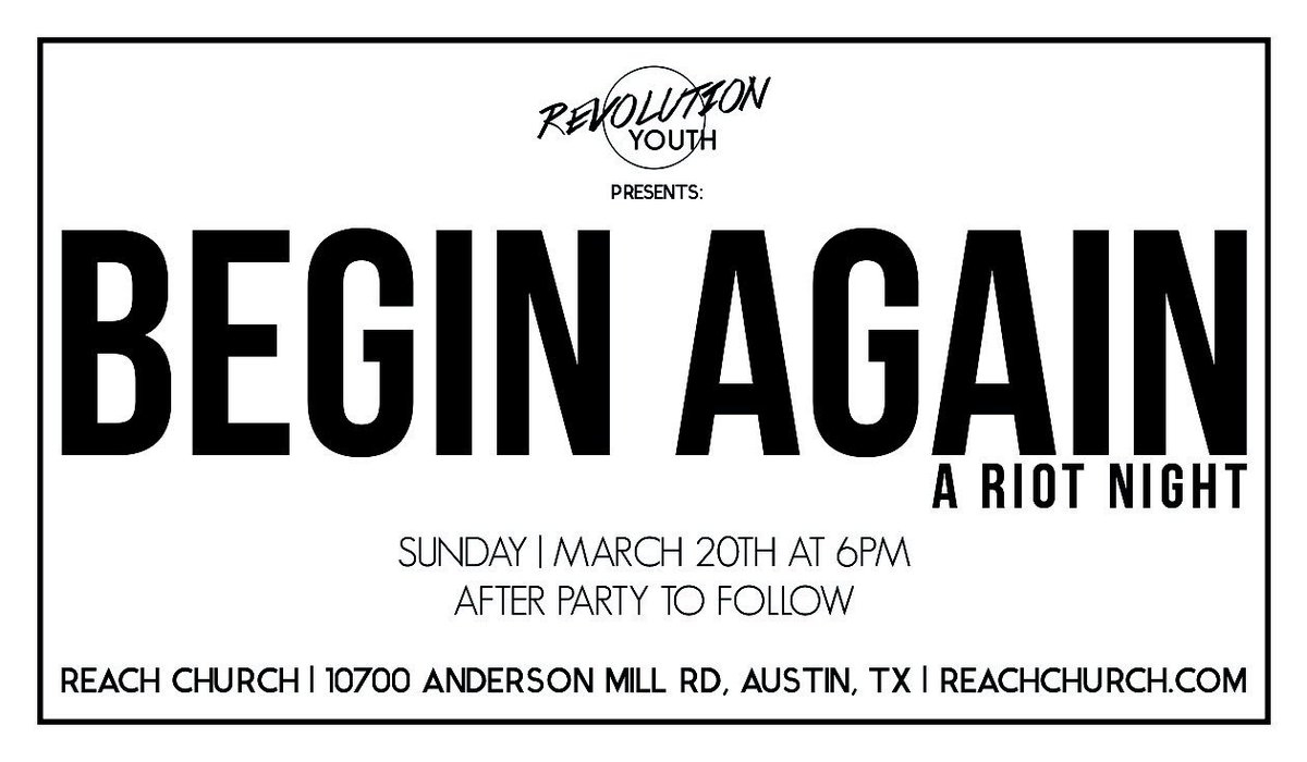 RevolutionATX's tweet photo. #RiotNight is THIS Sunday! Don't miss out on an amazing night full of music, performing arts and FUN! https://t.co/ZSbBtbIkIZ