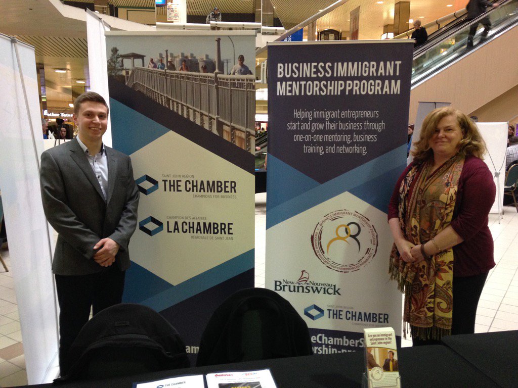 TheChamberSJ's tweet photo. Mary Stack and Dylan Folkins at the Startup Expo @TheChamberSJ #ECSW2016 https://t.co/nbdmfFYyTM
