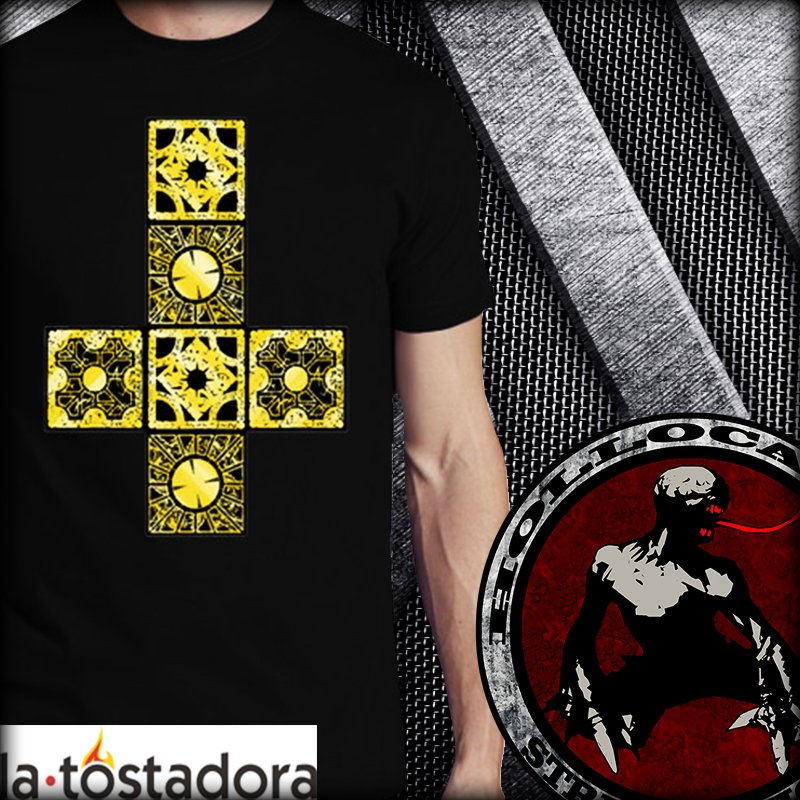 HollocaustShop's tweet photo. Puzzlebox #Hellraiser T-Shirt #Cenobites #Shirts #LaTostadora #PuzzleBox #Shipping https://t.co/DZ3mOrhnPl https://t.co/TOuwNpLvfu