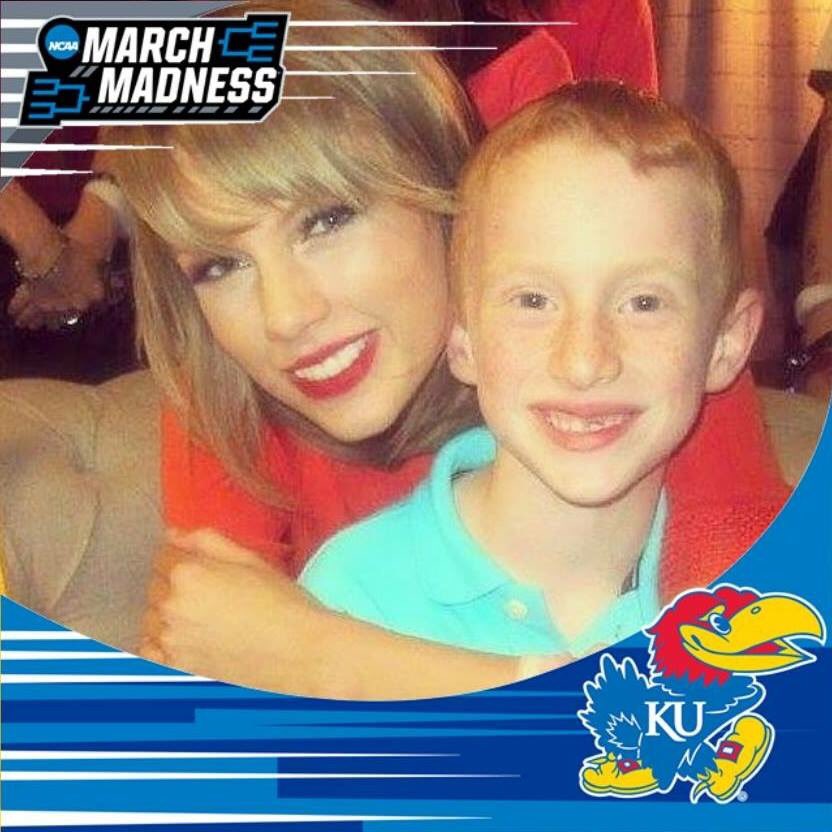 DancingRedDylan's tweet photo. #MarchMadness #Jayhawks #dylanbarnes #persianbigred #taylorswift #ku https://t.co/xq9k4lJXkO
