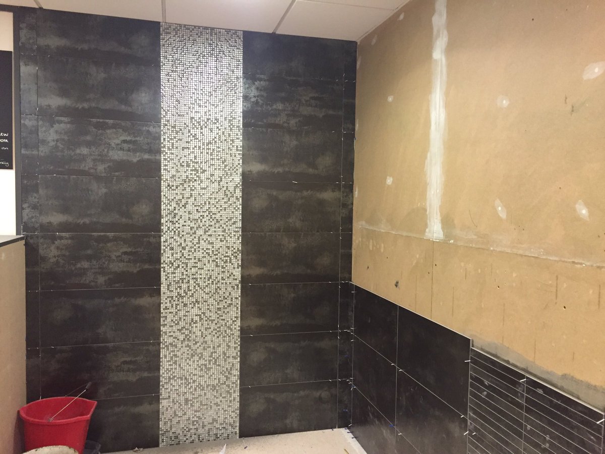 Buildbaseshow's tweet photo. New bathroom display in progress! Watch this space! https://t.co/gmxAoMyfb5