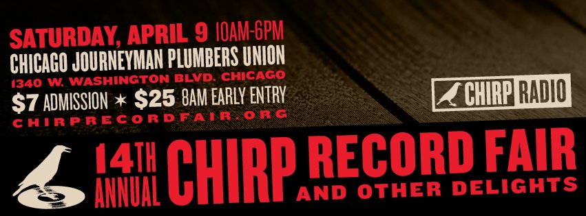 girlsrockchi's tweet photo. We're getting excited for @CHIRPRadio's Record Fair! Visit our table on April 9th before you go to #FrontwomanFest! https://t.co/GULZjtjr9L