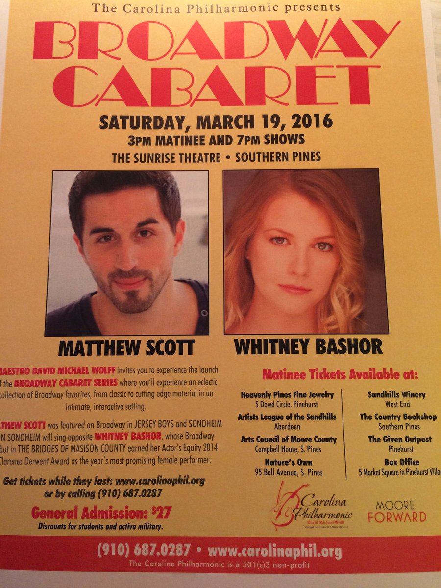 MooreForward's tweet image. Carolina Philharmonic &amp;amp; Moore Forward Partnership!