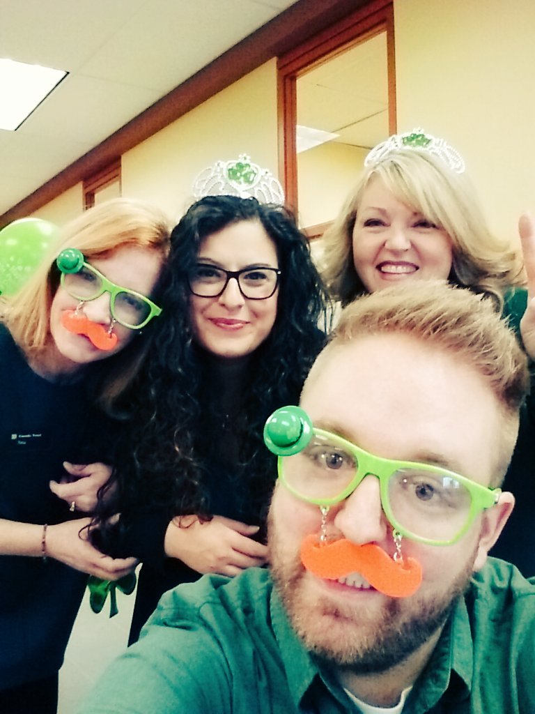 TdHamptons's tweet photo. We have our St Patty's green on and poppin! #htww1forum  @HeatherWagnerTD @BrianGervais_TD https://t.co/85ig3z3Ubp