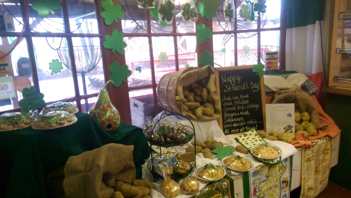 TaboraFarms's tweet photo. Great traditional IRISH treats here at Tabora!  Corned beef, Irish Soda Bread, Wild Irish oats soup, and more!!! https://t.co/jhh98UOPaw