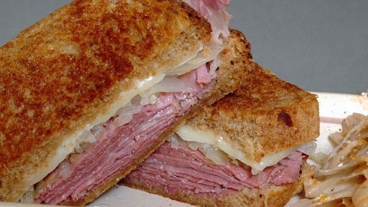 BCHillside's tweet photo. It's your lucky day! Stop by for a Reuben panini in honor of #StPatricksDay. Brought to you by #BCTestKitchen https://t.co/iVL5HkNcyn