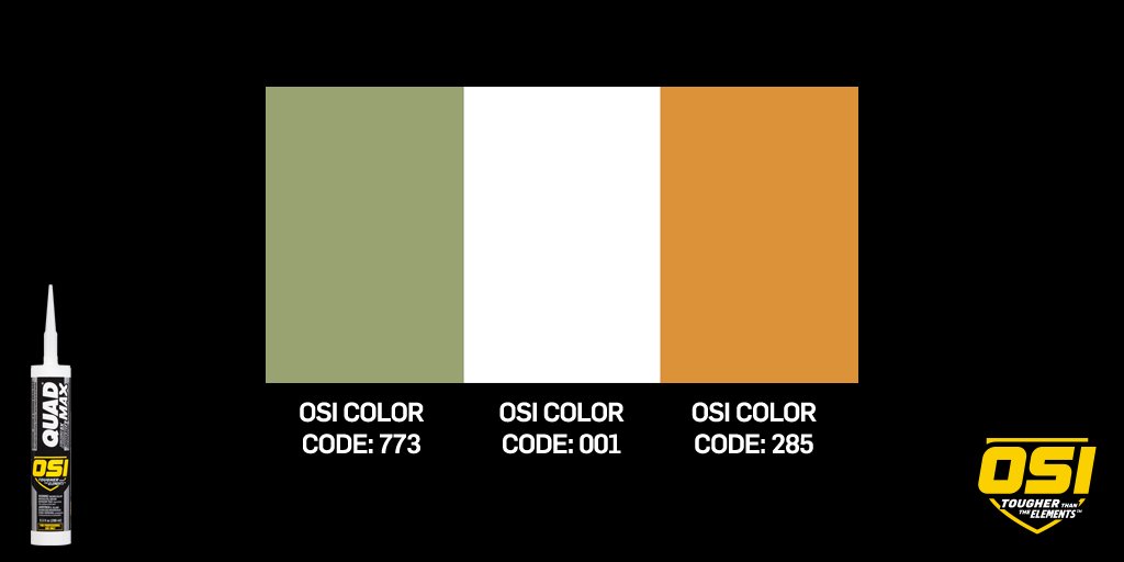 Osi Quad Caulk Color Chart