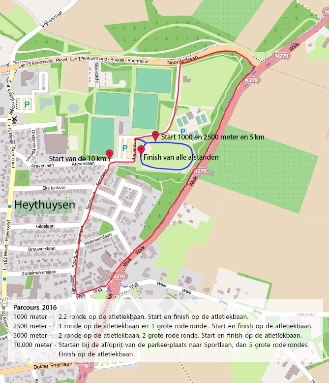 Parcours van de avondloop is bekend. Inschrijven: ow.ly/Zv71K