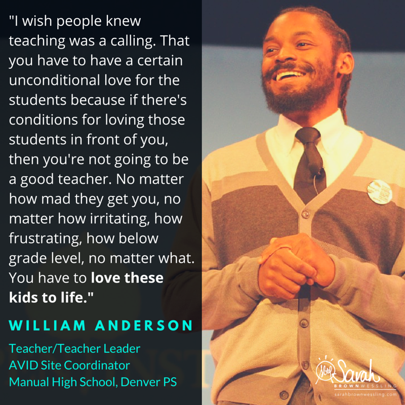 You won't soon forget these words from <a href="/Mizter_A/">Mr. Anderson</a>! @ECET2natl <a href="/teacher2teacher/">Teacher2Teacher</a> #loveteaching