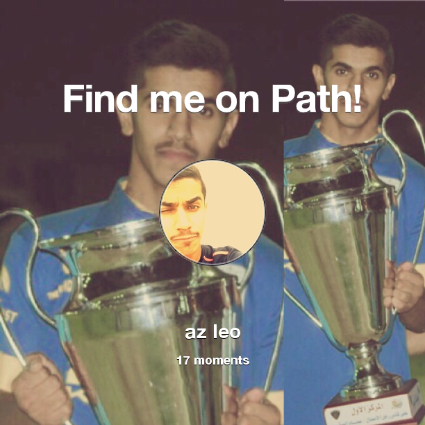 Find me on #Path now! Go to: path.com! #thepersonalnetwork