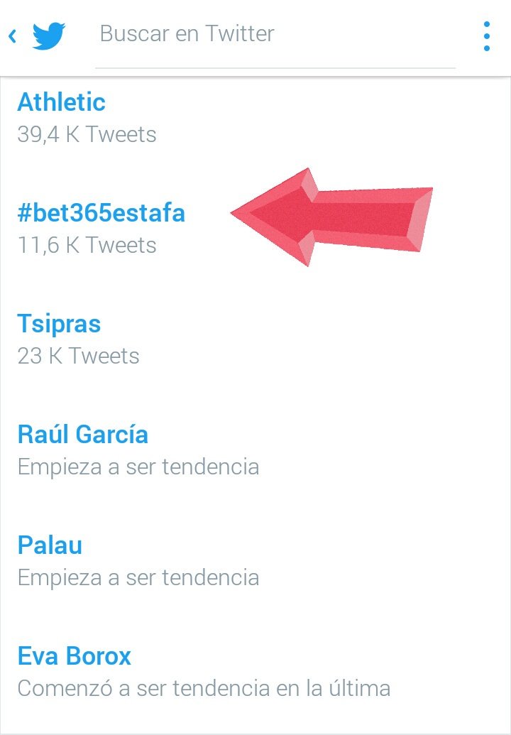 Pues se coloca segundo en los TT #bet365estafa, está claro que no es un caso aislado, replantearos cosas <a href="/bet365/">bet365</a>