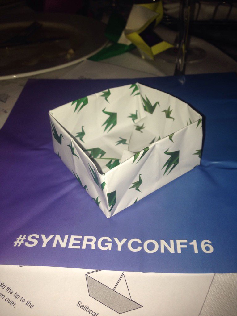 #synergyconf16 thinking outside the box