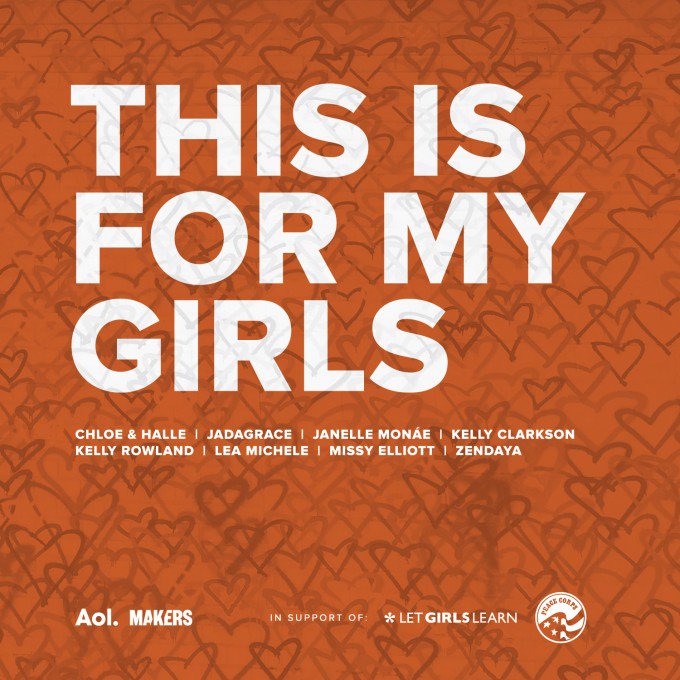 MAKERSwomen's tweet image. Download @FLOTUS #girlpower song #TIFMG for the education of #62MillionGirls: aol.it/1LgFIgE #LetGirlsLearn