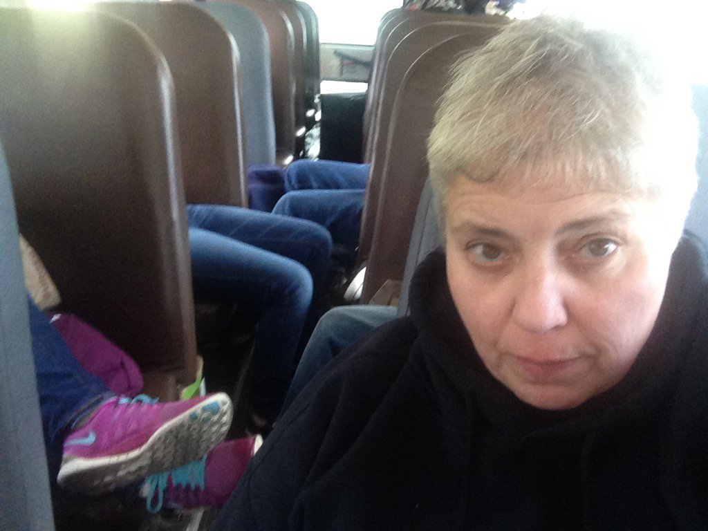 It's always a whole lot quieter on the way home from conference than on the way to conference!  #eastcon16