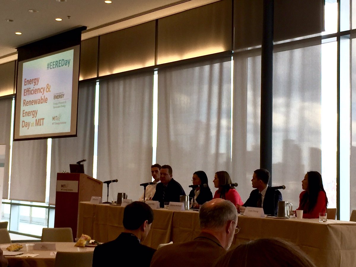 BioEnergyMIT's tweet image. alumni panel: many opportunities for young people in energy efficiency &amp;amp; renewable energy #EEREDay @mitenergy