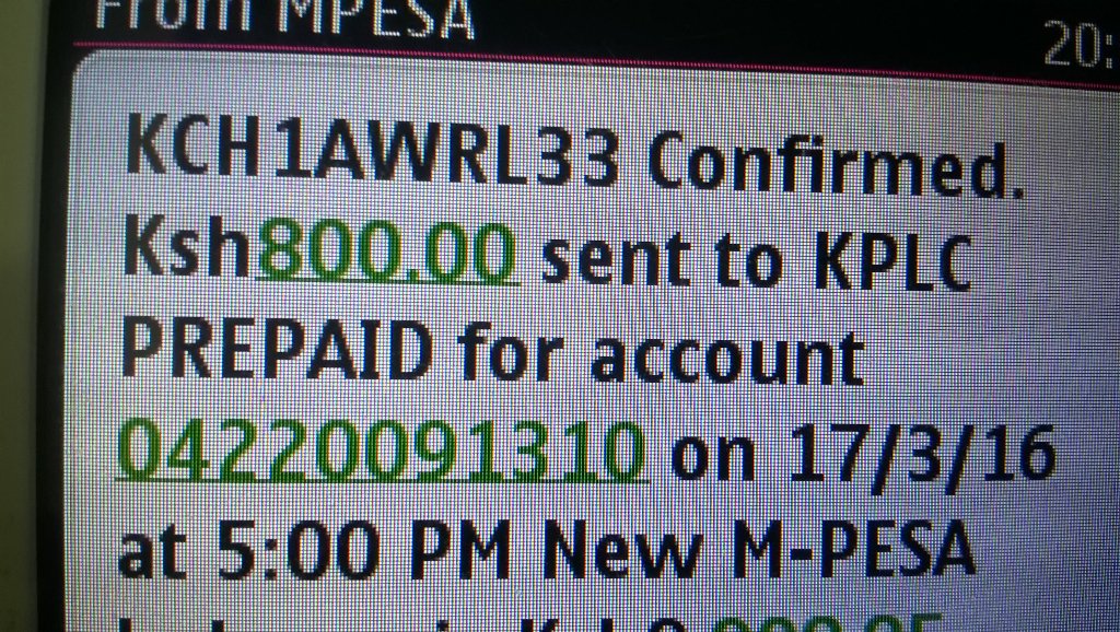 BePoosh's tweet photo. @KenyaPower_Care good evening guys could you please check on these tokens in the photo.  Running out of units. https://t.co/psyjCmbPiE