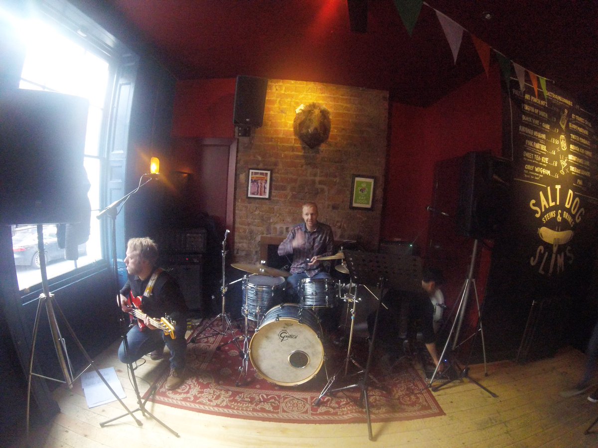 SaltDogSlims's tweet photo. The Icebreakers band are up now till 7:45PM perfect pre-match vibes. #SDS #theicebreakers #StPatricksDay https://t.co/s0cvTtgPvn