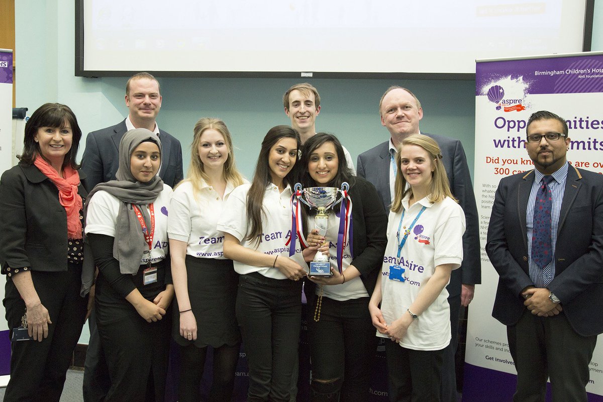 Bham_Childrens's tweet image. The winners of our @Aspire_at_BCH challenge had to pitch fresh ideas to a panel of expert &quot;dragons&quot; #apprenticeweek