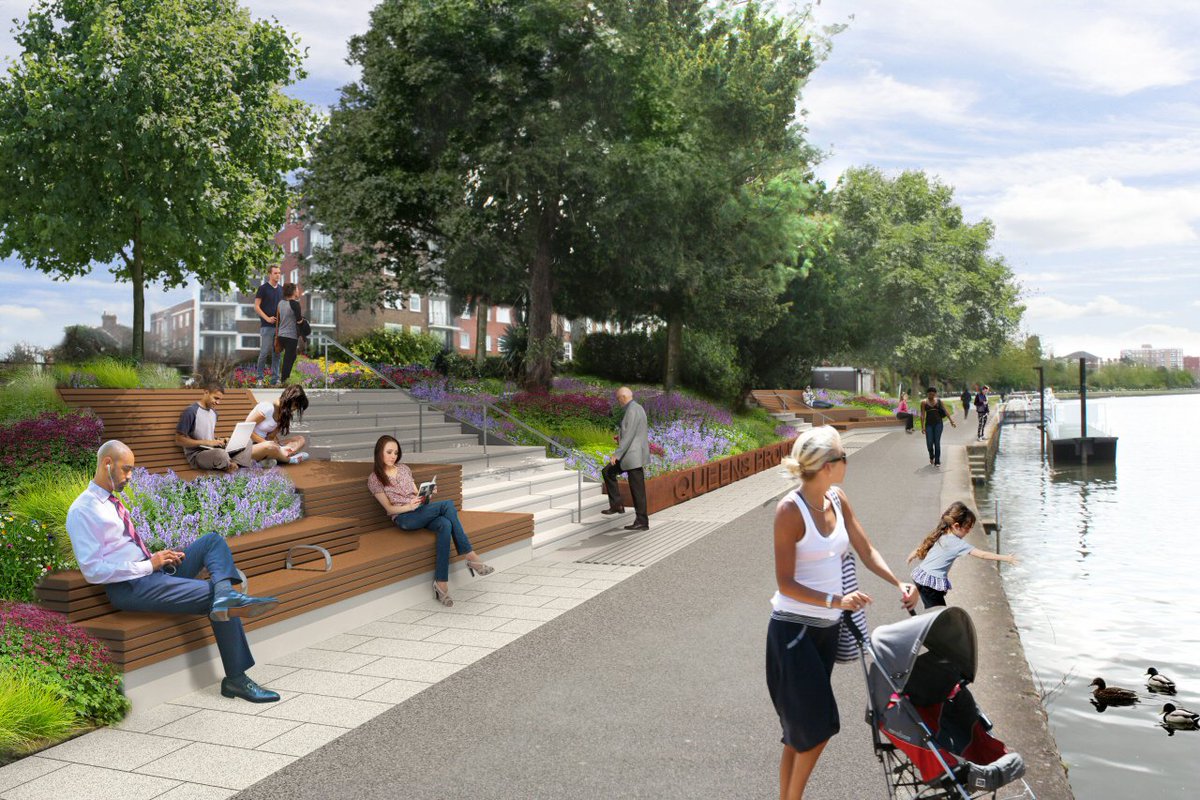 RBKingston's tweet photo. Learn more about the #GoDevelopments improvements under construction now in Portsmouth Road https://t.co/TVrp2JaoL2 https://t.co/JTaZaDdTRE