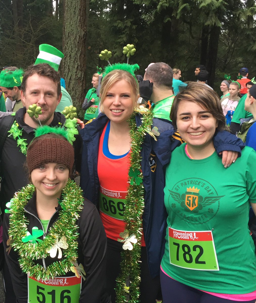 HexagonMining's tweet photo. Celebrating St Patrick's Day right! Our Vancouver team participating in the Canadian Diabetes Association fundraiser https://t.co/83bVGZsmSn
