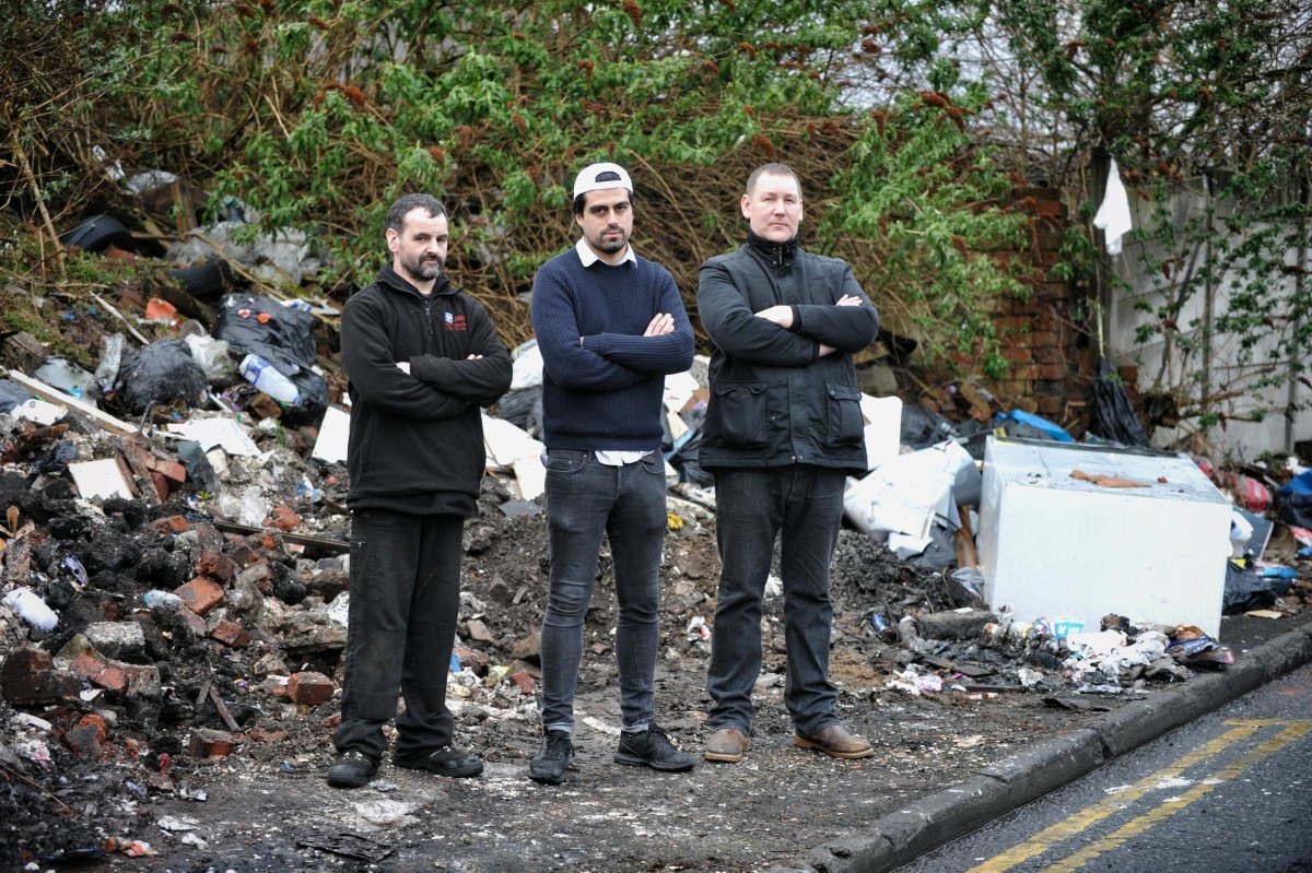 BTimesReporter's tweet photo. Relief after rubbish dumped outside #Bury children's play area is finally cleared up https://t.co/j8SmMVG3al https://t.co/pP28wuTtTv