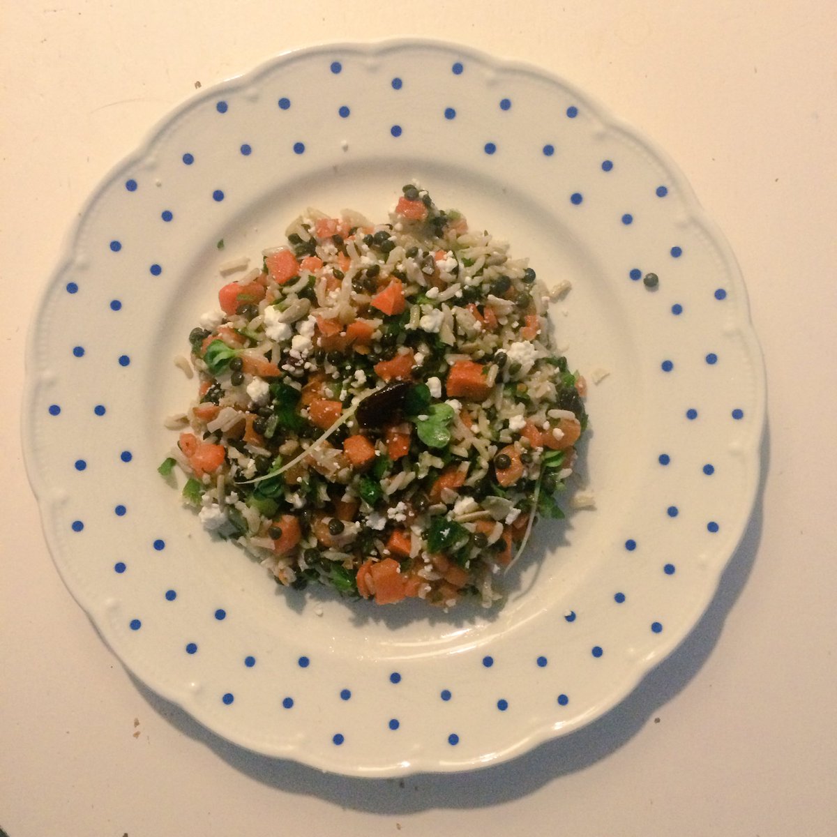Thank you <a href="/YummymealsNL/">YummymealsNL</a> for your yummy veggie treats! #wildricewithcranberries #healthytakeaway #food #vegetarian