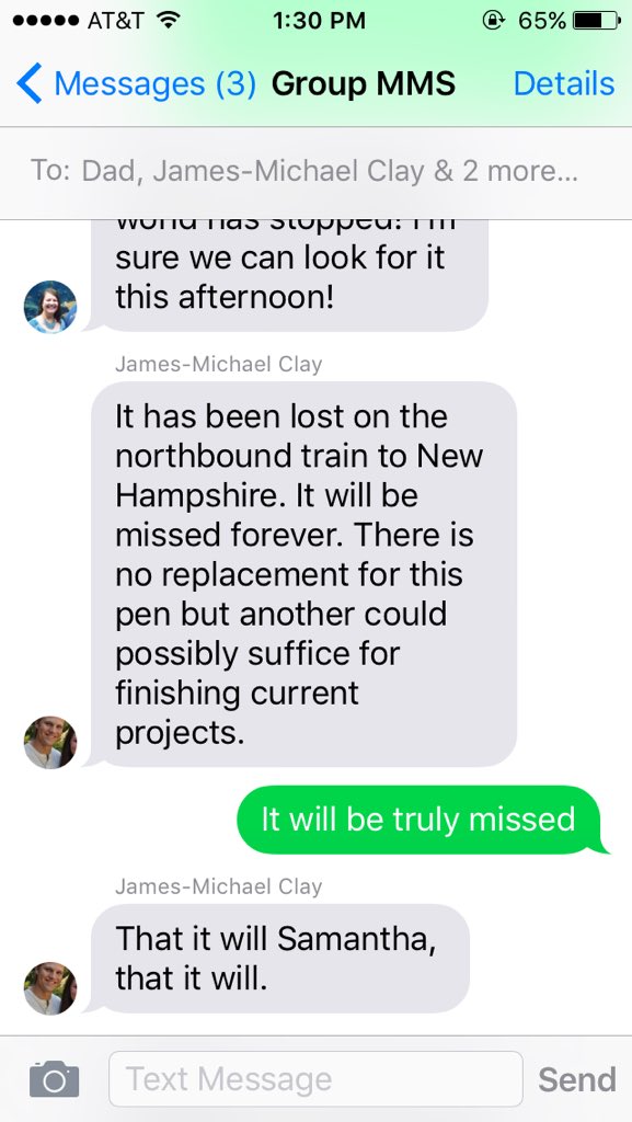 SamClay23's tweet photo. At least they understand my weirdness https://t.co/BzIYH1h75K