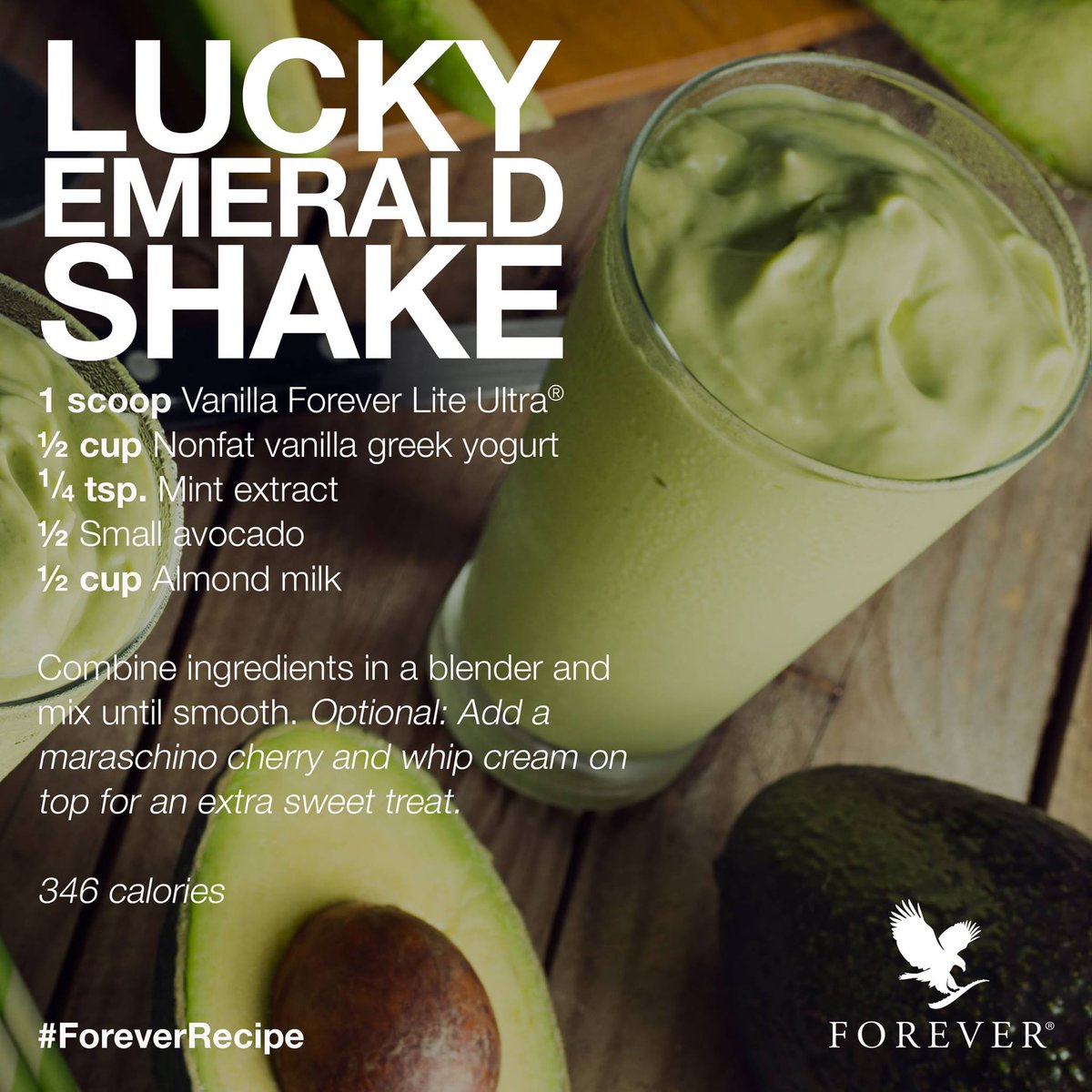 tinahurley99's tweet photo. LOVE this delicious #ForeverRecipe! A healthy alternative beverage to celebrate #StPatricksDay #enjoy https://t.co/d52miCY8Il