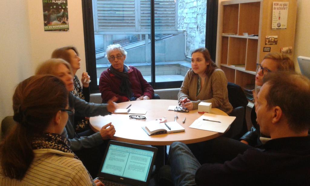 EliseLowy's tweet photo. Échanges riches avec la Fondation de l'#Ecologie Politique https://t.co/FheNjHOF1y
