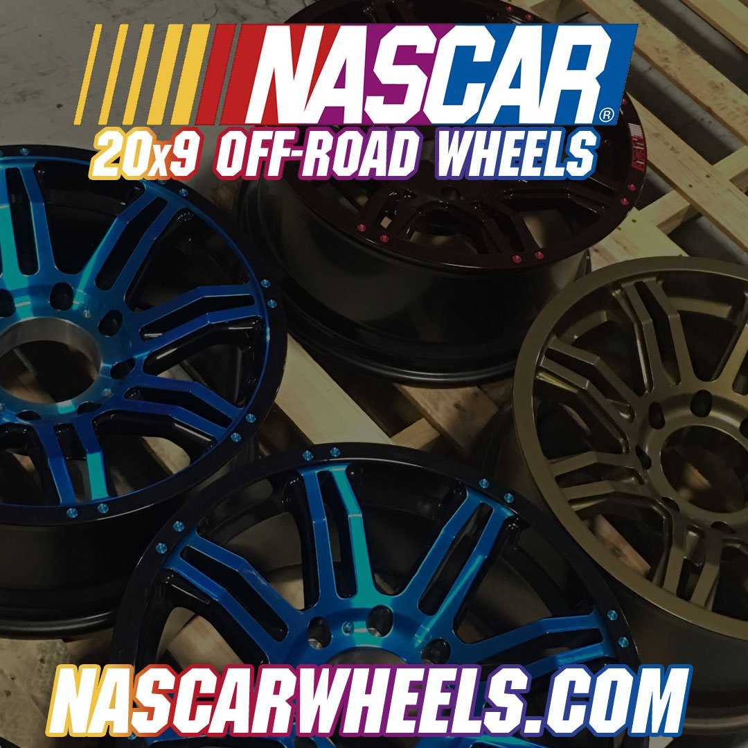 SBWHEELMFG's tweet image. 20x9 Off-Road Wheels. Made in USA. Aluminum wheels rated to 3600lbs/ea. nascaroffroad.com