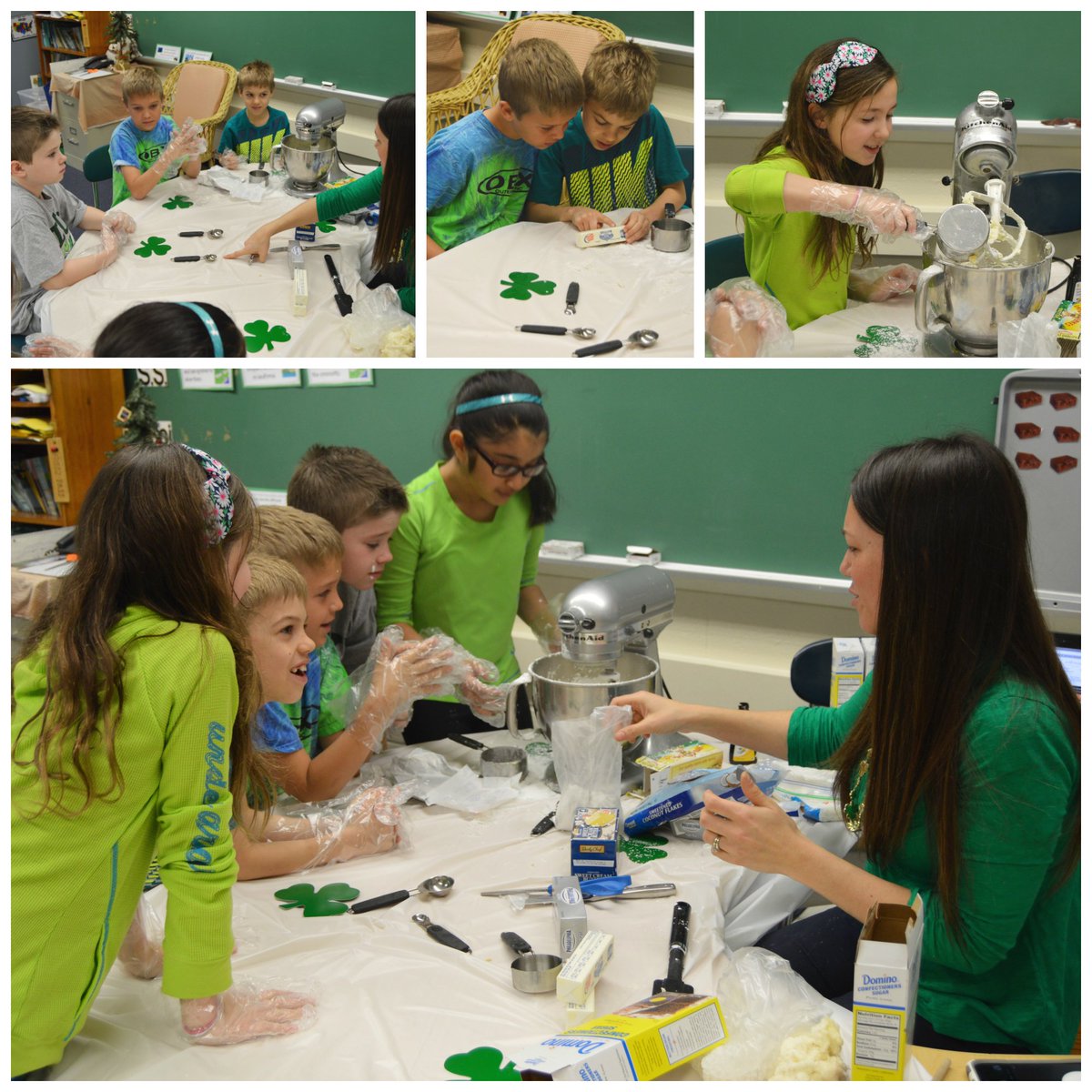 WestChesterASD's tweet image. #ExtonES students made delicious irish potatoes using #fractions to calculate their measurements! #StPatricksDay