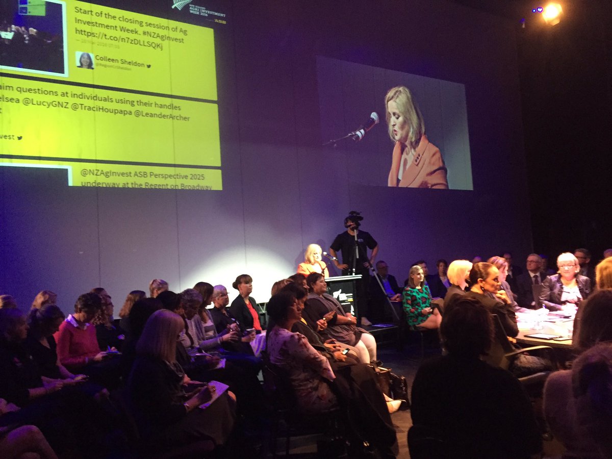 katelankshear's tweet photo. Great to see so many great NZ women leaders in one room #NZAgInvest https://t.co/H2Bq44iWgL